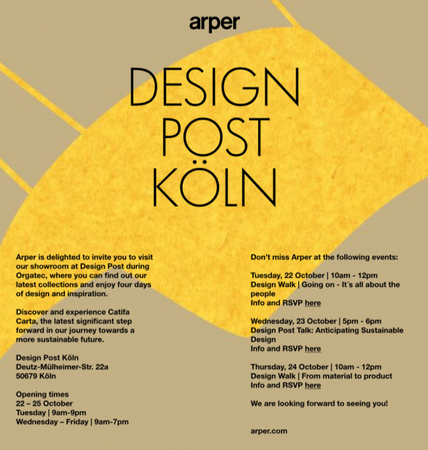 Orgatec 2024 | Arper al Design Post